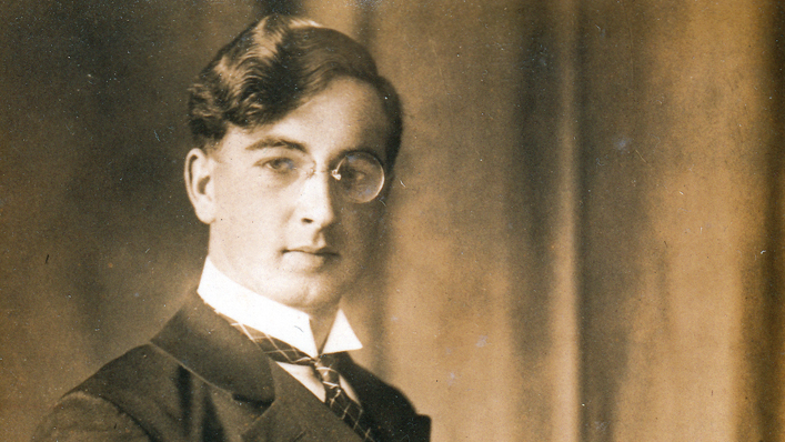 Der junge Chorleiter Alois Harrer