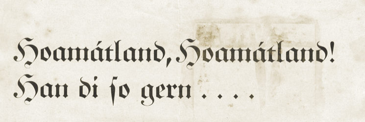 Einladung „trotz der Not der Zeit“ zu einer Schnopfhagen-Feier anlässlich des 25. Todestages